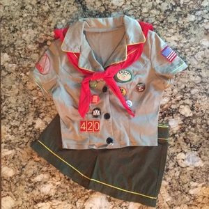 Sexy Adult Girl Scout Halloween Costume size S